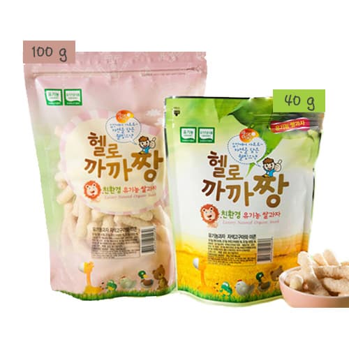 Organic rice snack